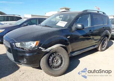 2012 Mitsubishi Outlander Es z USA, uszkodzony, nr VIN JA4AS2AW7CU007788